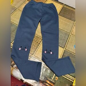 Charming Kids Leggings with Playful Face Design